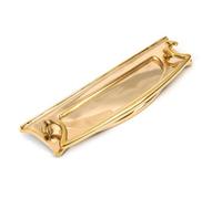 From The Anvil Polished Brass Art Deco Letter Plate