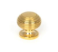 From The Anvil Polished Brass Beehive Cabinet Knob 30mm