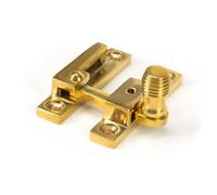 From The Anvil Polished Brass Beehive Quadrant Fastener - Narrow
