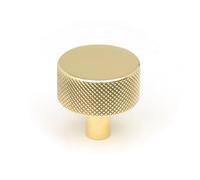 From The Anvil Polished Brass Brompton Cabinet Knob - 32mm (No Rose)