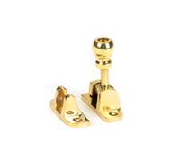 From The Anvil Polished Brass Mushroom Brighton Fastener (Radiused)