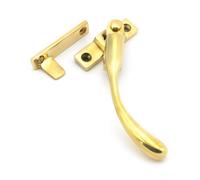 From The Anvil Polished Brass Night-Vent Locking Peardrop Fastener - Rh