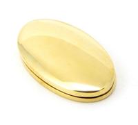 From The Anvil Polished Brass Oval Escutcheon & Cover