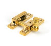 From The Anvil Polished Brass Prestbury Quadrant Fastener - Narrow