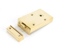 From The Anvil Polished Brass Right Hand Bathroom Latch