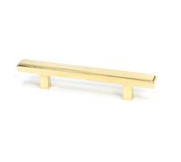 From The Anvil Polished Brass Scully Pull Handle - Small