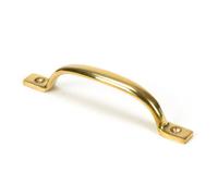 From The Anvil Polished Brass Slim Sash Pull