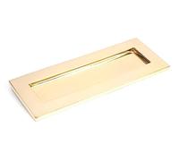 From The Anvil Polished Brass Small Letter Plate