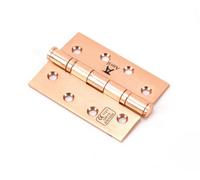 From The Anvil Polished Bronze 4 Inch Ball Bearing Butt Hinge (Pair) Ss