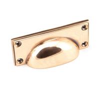 From The Anvil Polished Bronze Art Deco Drawer Pull