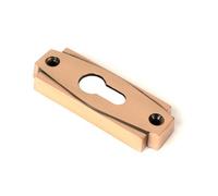 From the Anvil Polished Bronze Art Deco Euro Escutcheon