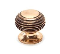 From the Anvil Polished Bronze Beehive Cabinet Knob 30mm
