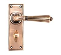 From The Anvil Polished Bronze Hinton Lever Bathroom Set