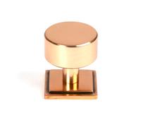 From The Anvil Polished Bronze Kelso Cabinet Knob - 32mm (Square)