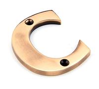 From The Anvil Polished Bronze Letter C