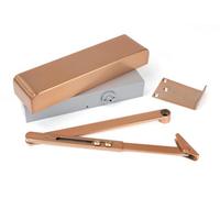 From The Anvil Polished Bronze Size 2-5 Door Closer & Cover