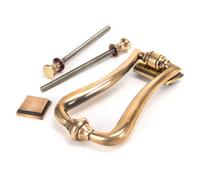 From The Anvil Polished Bronze Slimline Art Deco Door Knocker