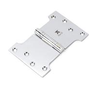 From The Anvil Polished Chrome 4 Inch X 4 Inch X 6 Inch Parliament Hinge (Pair) Ss