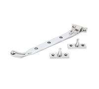 From The Anvil Polished Chrome 8 Inch Peardrop Stay