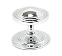 From The Anvil Polished Chrome Art Deco Centre Door Knob