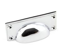 From The Anvil Polished Chrome Art Deco Drawer Pull