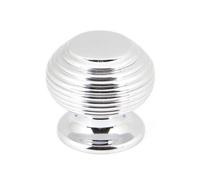 From The Anvil Polished Chrome Beehive Cabinet Knob 30mm