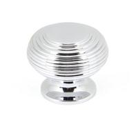 From The Anvil Polished Chrome Beehive Cabinet Knob 40mm