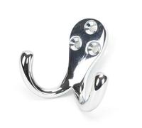 From The Anvil Polished Chrome Celtic Double Robe Hook