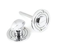 From The Anvil Polished Chrome Round Bathroom Thumbturn