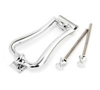 From The Anvil Polished Chrome Slimline Art Deco Door Knocker