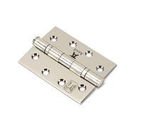 From The Anvil Polished Nickel 4 Inch Ball Bearing Butt Hinge (Pair) ss