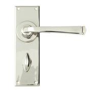 From The Anvil Polished Nickel Avon Lever Bathroom Set