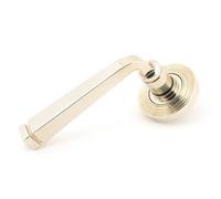 From The Anvil Polished Nickel Avon Round Lever On Rose Set (Beehive)
