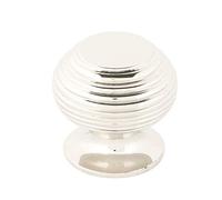From the Anvil Polished Nickel Beehive Cabinet Knob 30mm