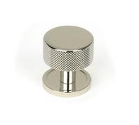 From The Anvil Polished Nickel Brompton Cabinet Knob - 32mm (Plain)