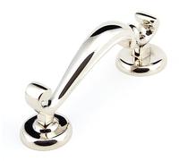 From The Anvil Polished Nickel Doctors Door Knocker, Silver