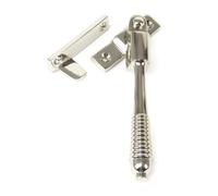 From The Anvil Polished Nickel Night-Vent Locking Reeded Fastener