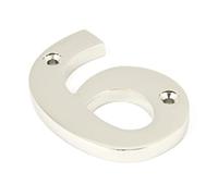 From The Anvil Polished Nickel Numeral No '6' 90316