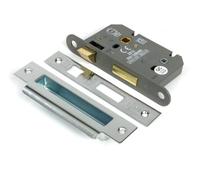 From The Anvil Polished Ss 2 1/2" Heavy Duty Bathroom Mortice Lock