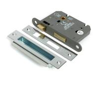 From The Anvil Polished Ss 3" Heavy Duty Bathroom Mortice Lock