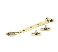 from The Anvil Reeded Non-Locking Casement Stays (Lead TIME: 2-3 Days) Traditional Window Stay Arms (Satin Brass, 335mm)