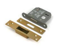 From The Anvil Satin Brass 3" 5 Lever Bs Dead Lock