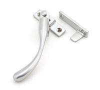 From The Anvil Satin Chrome Night-Vent Locking Peardrop Fastener - Lh