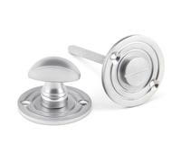 From The Anvil Satin Chrome Round Bathroom Thumbturn