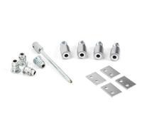 From The Anvil Satin Chrome Secure Stops (Pack Of 4)