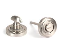 From The Anvil Satin Marine Ss (316) Round Thumbturn Set (Art Deco)