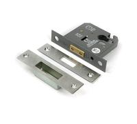 From the Anvil Satin Stainless Steel Euro Profile Deadlock 76mm
