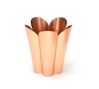 From The Anvil Smooth Copper Flora Pot - Small