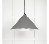 From the Anvil Smooth Nickel Hockley Pendant In Bluff