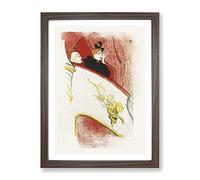 From The Balcony By Henri De Toulouse Lautrec Classic Painting Framed Print | A2 Walnut Framed Wall Art | Ready to Hang | Classic Historical Picture | Living Room Bedroom Lounge Office